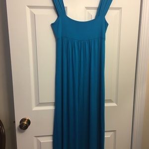 Teal maxi dress